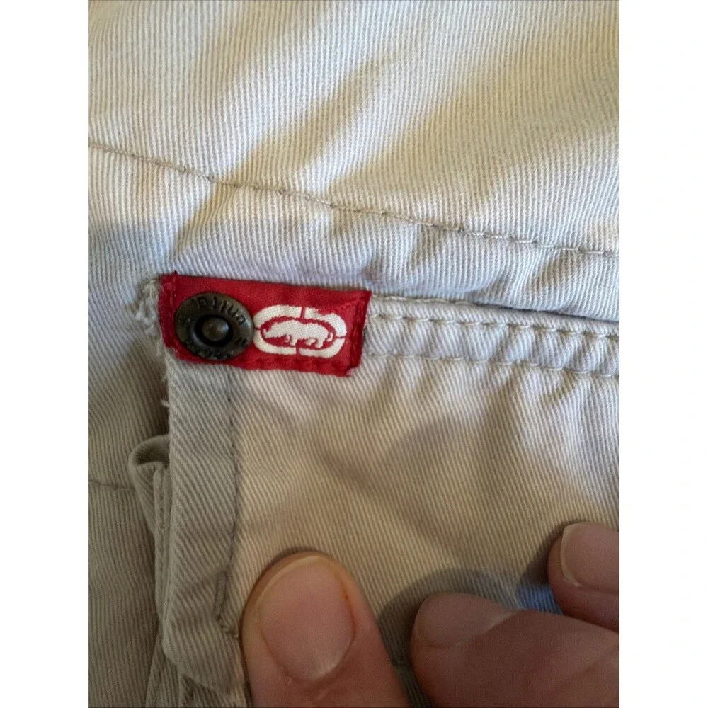 Ecko Unltd Mens 40 Cargo Shorts Tan Khaki Cotton Edison‎ Cargo Short Relaxed